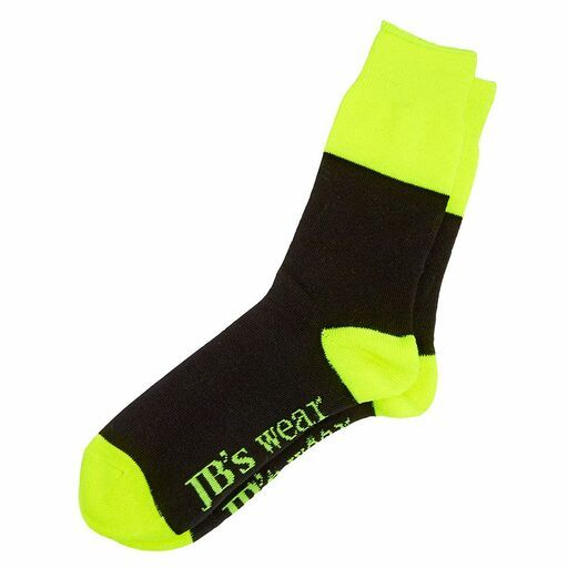 JB's Wear 6WWSBE 3-Pack JB's Black/Lime Work Sock – image 2