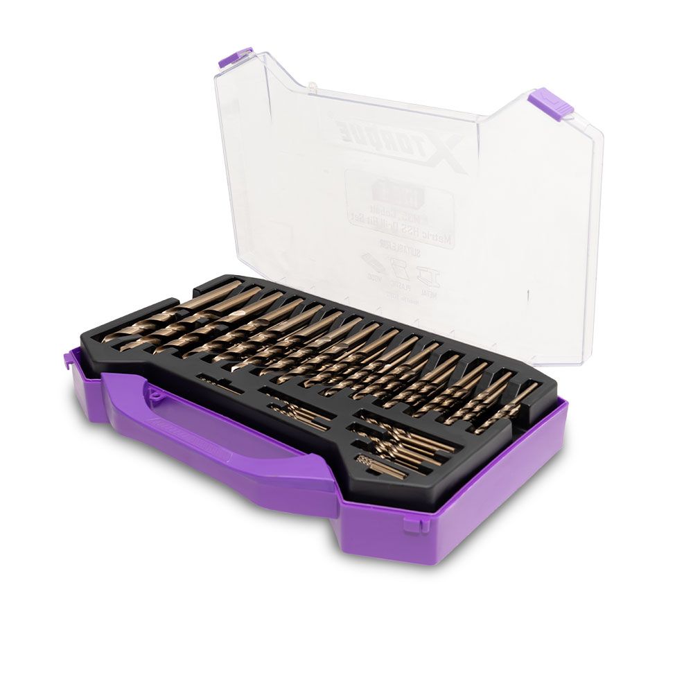 Xtorque XCD112 112pcs M35 Metric Cobalt Drill Bit Set – image 2
