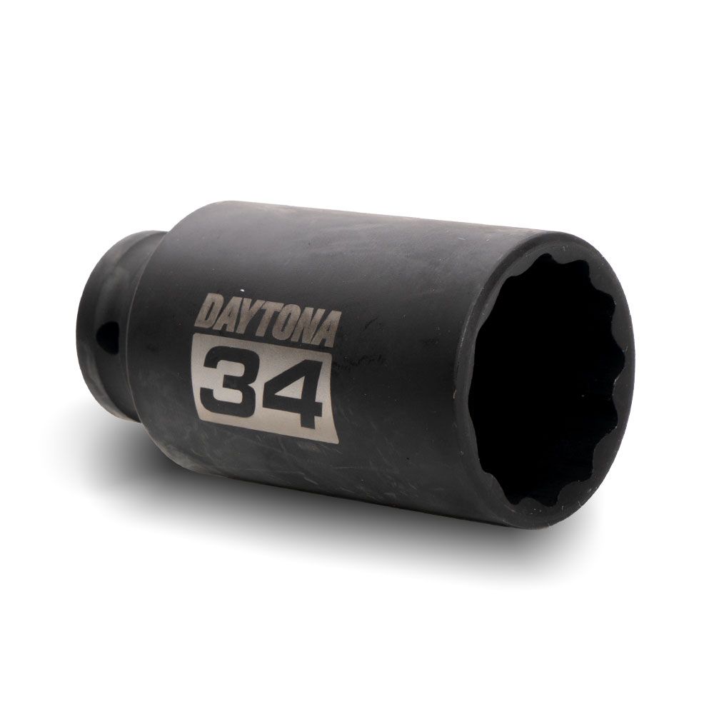 Daytona DDAS34MM 34mm 1/2" Drive 12 Point Deep Axle Nut Socket – image 2