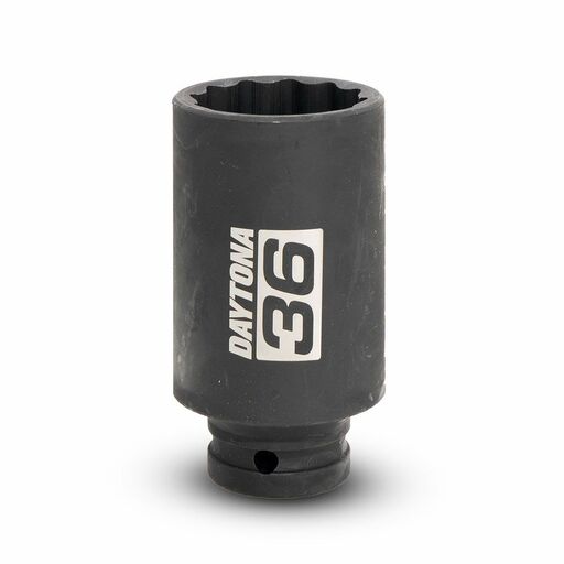 Daytona DDAS36MM 36mm 1/2" Drive 12 Point Deep Axle Nut Socket – image 3