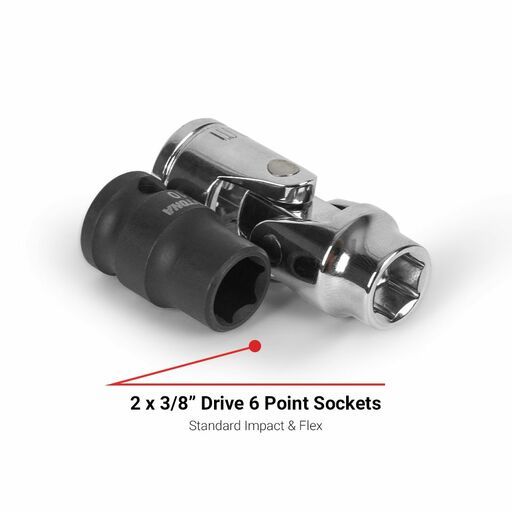 Daytona DES1010 10pce 10mm 1/4" and 3/8" Drive 6pt and 12pt Metric Essential Socket Set – image 3