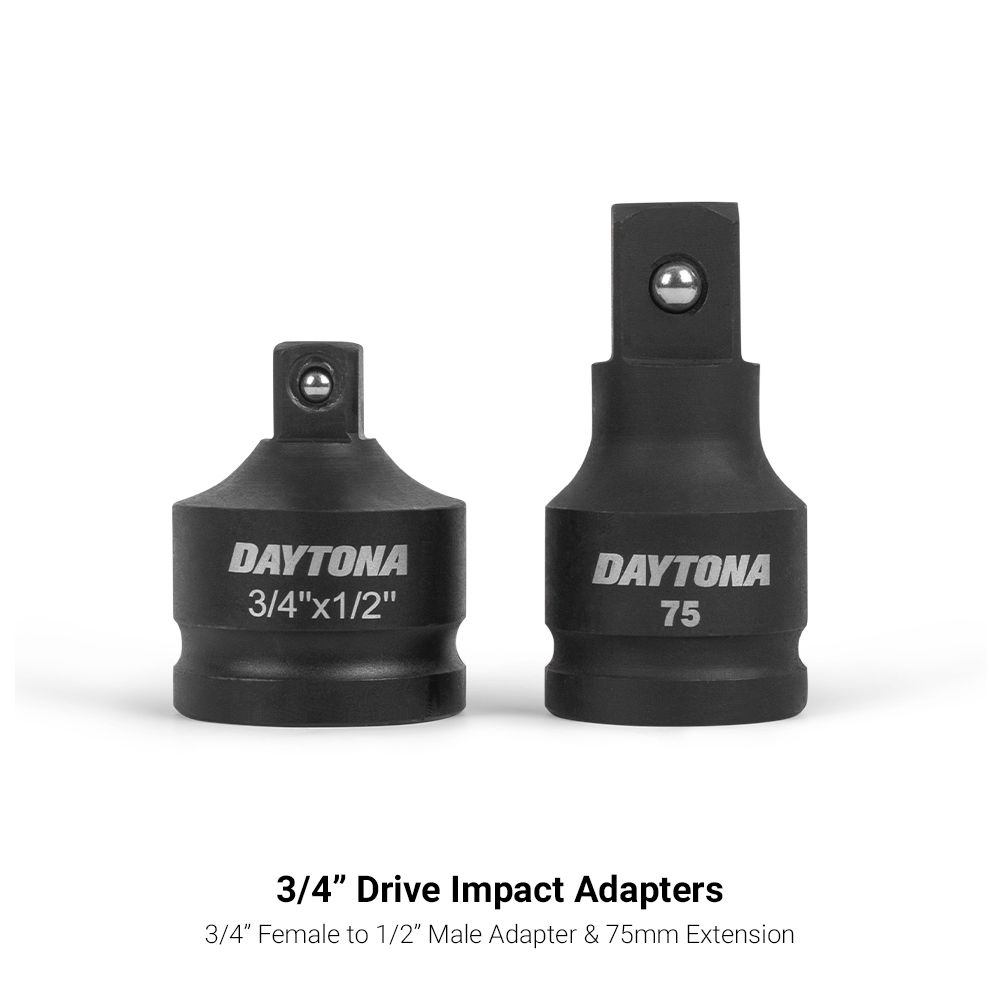 Daytona XAS5 5pce 3/4" Drive 75-330mm Extension Bar & Adaptor Set – image 4