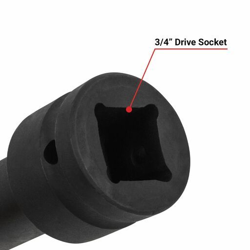 Daytona XAS5 5pce 3/4" Drive 75-330mm Extension Bar & Adaptor Set – image 5