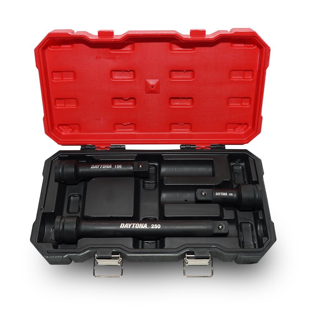 Daytona DIES334 3pce 3/4" Drive Impact 100-250mm Extension Bar Set – image 3