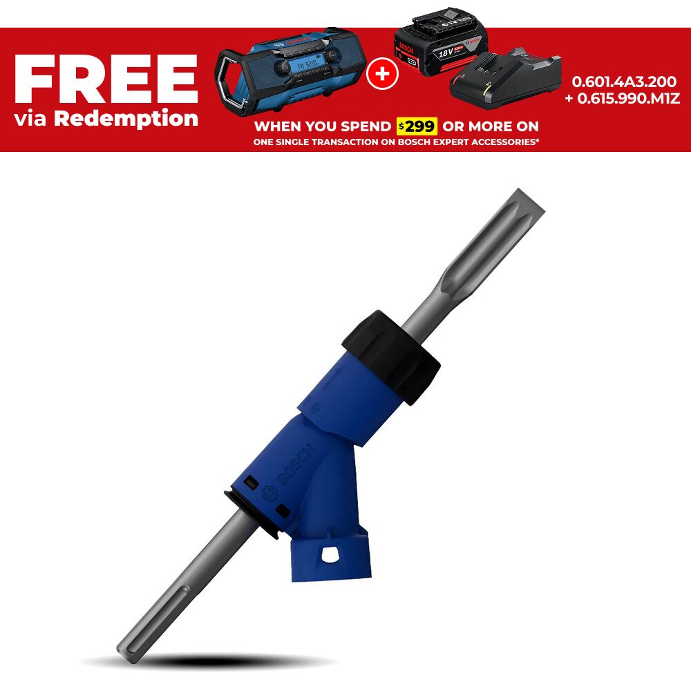 Bosch 2608901477 EXPERT SDS Clean Max Flat Chisel Adapter 25mm x 400mm For Chiselling Set – image 1
