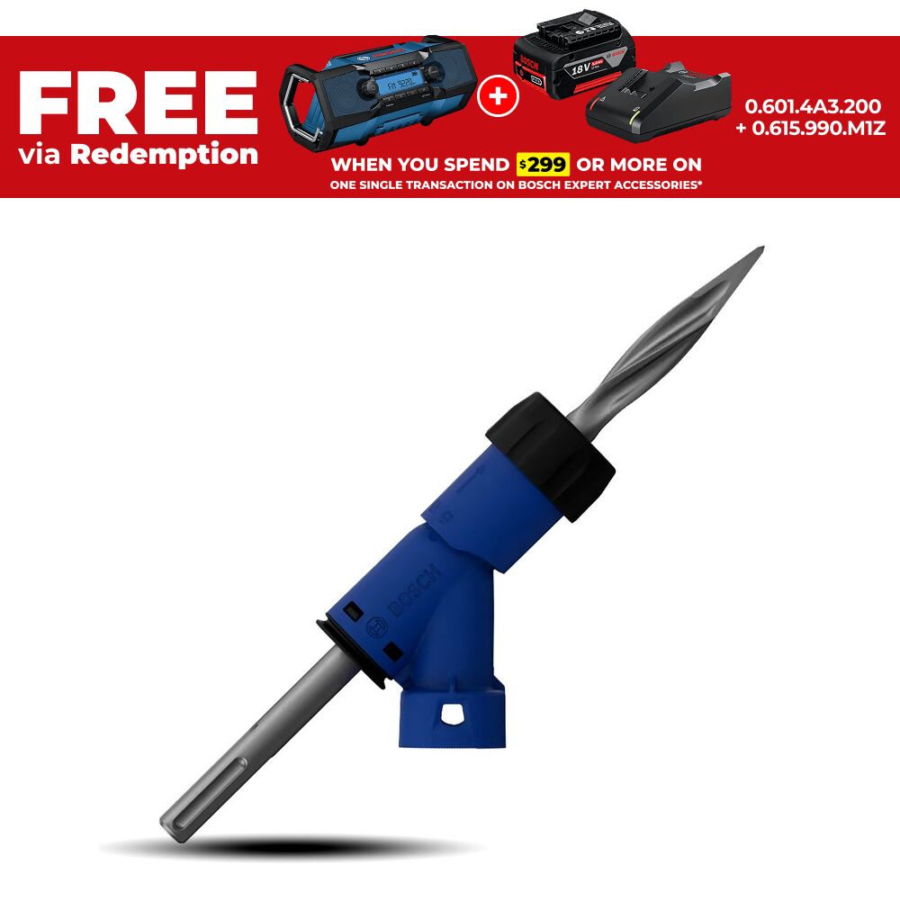 Bosch 2608901476 EXPERT SDS Clean 400mm Max Pointed Chisel Adapter For Rotary Hammer Drills & Breaker Hammers – image 1