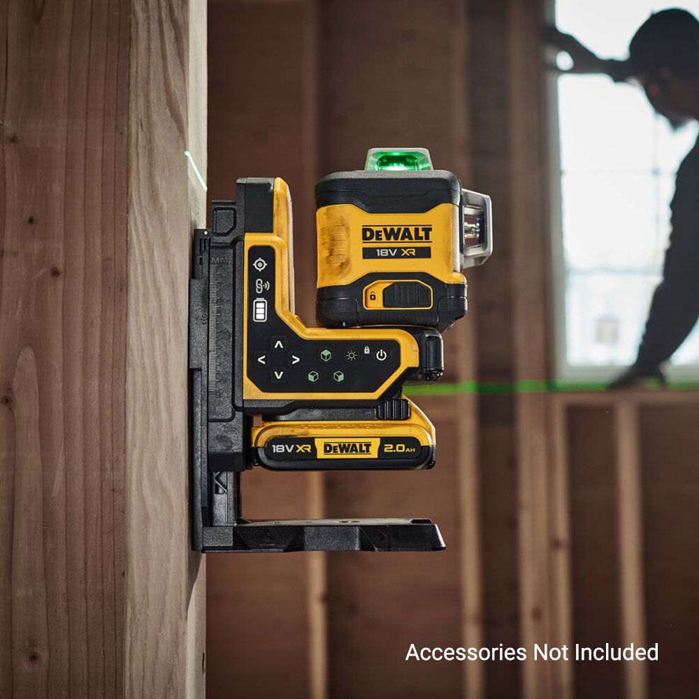 DeWalt DCLE34035D1-XE 18V 3x360 Remote Control Green Beam Laser – image 9