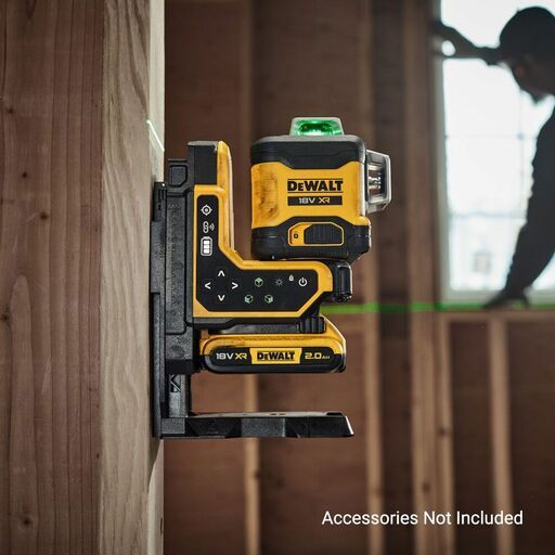 DeWalt DCLE34035D1-XE 18V 3x360 Remote Control Green Beam Laser – image 9