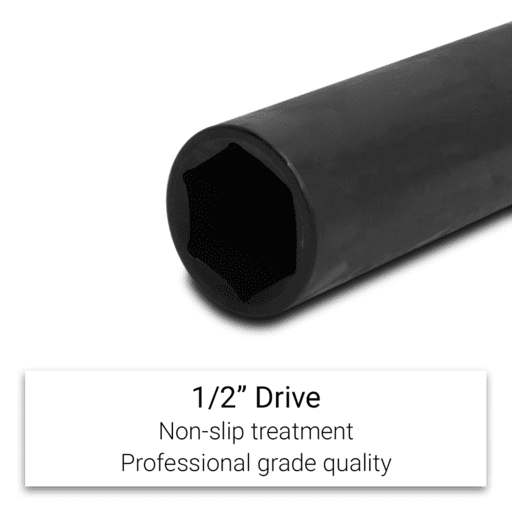 Daytona DLS3612 36mm x 200mm long 1/2" Drive 6 Point Extra Long Deep Impact Socket – image 3