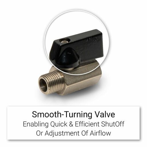 Chicago Air CABV14 1/4" Bspt  Female To Male Ball Valve – image 4