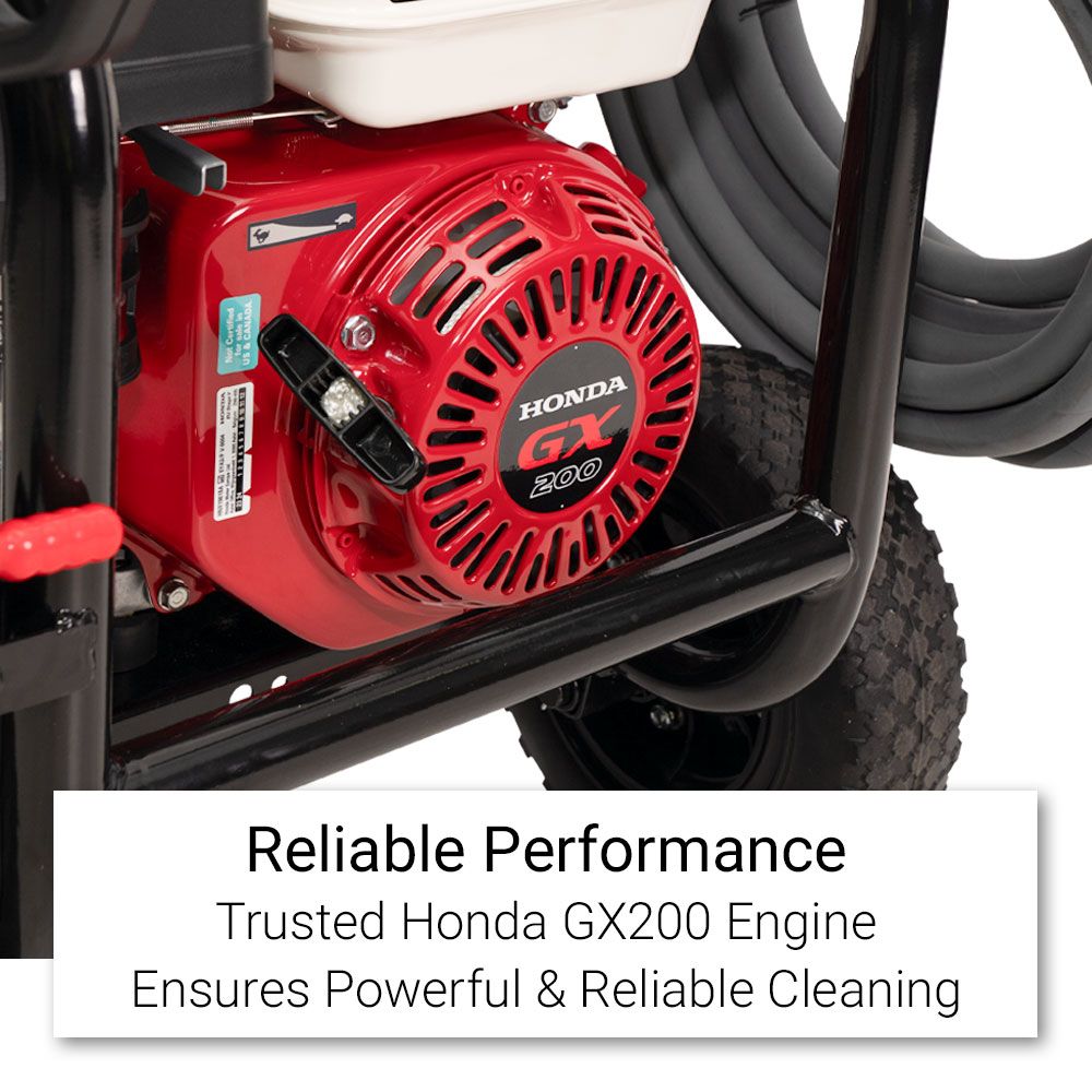 Typhoon HTP3600 6.5HP 3600PSI Petrol Pressure Washer With Turbo Head Powered By Honda GX200 – image 7