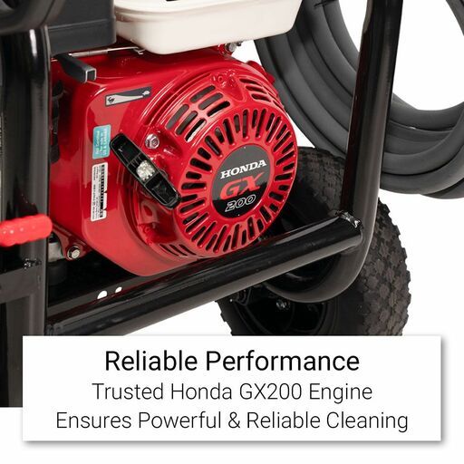 Typhoon HTP3600 6.5HP 3600PSI Petrol Pressure Washer With Turbo Head Powered By Honda GX200 – image 7