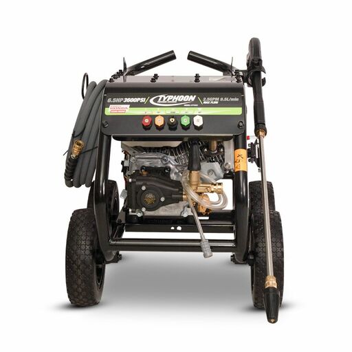 Typhoon HTP3600 6.5HP 3600PSI Petrol Pressure Washer With Turbo Head Powered By Honda GX200 – image 3