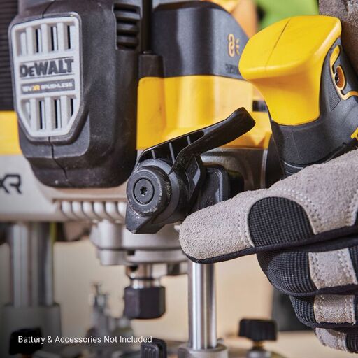 DeWalt DCW620NT-XE 18V XR Li-ion Cordless Brushless 1/2" 70mm Plunge Router - Skin Only – image 5
