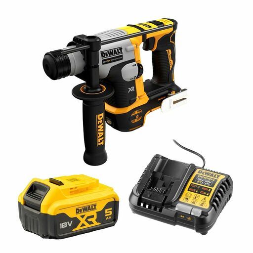 DeWalt DCH172P1-XE 18V 5.0Ah XR Ultra Compact SDS-Plus Rotary Hammer Combo Kit