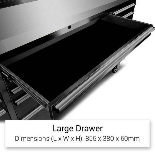 Daytona D1200WSC 1200pce Mechanical Tool Set with 72" 2800mm x 455mm x 1865mm Black Workshop Storage Cabinet Set Tool Trolley – image 21