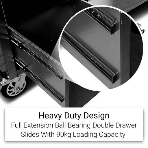 Daytona D1200WSC 1200pce Mechanical Tool Set with 72" 2800mm x 455mm x 1865mm Black Workshop Storage Cabinet Set Tool Trolley – image 27