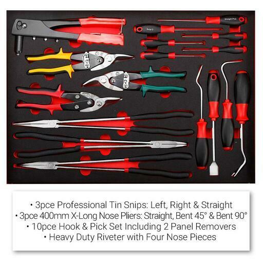 Daytona D1200WSC 1200pce Mechanical Tool Set with 72" 2800mm x 455mm x 1865mm Black Workshop Storage Cabinet Set Tool Trolley – image 5