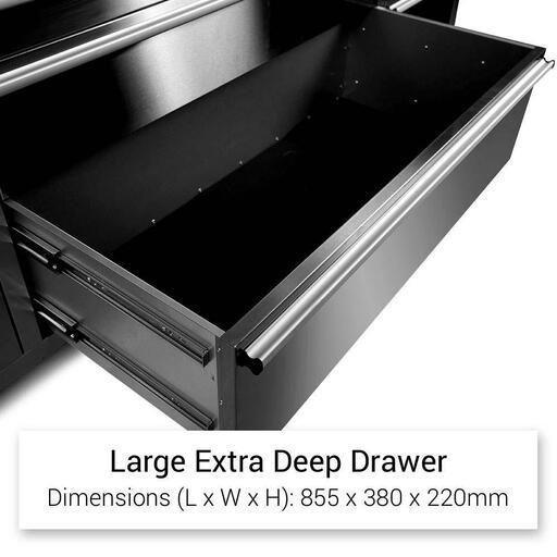 Daytona D1200WSC 1200pce Mechanical Tool Set with 72" 2800mm x 455mm x 1865mm Black Workshop Storage Cabinet Set Tool Trolley – image 22