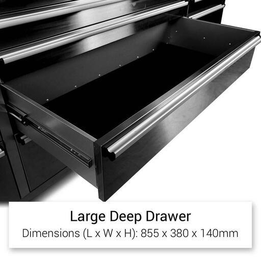 Daytona D1200WSC 1200pce Mechanical Tool Set with 72" 2800mm x 455mm x 1865mm Black Workshop Storage Cabinet Set Tool Trolley – image 23