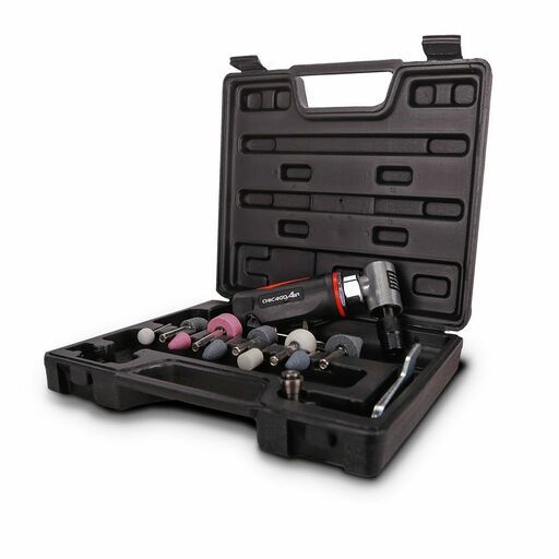 Chicago Air CA14ADGK 16pce 1/4" Pneumatic 90° Angle Die Grinder – image 2