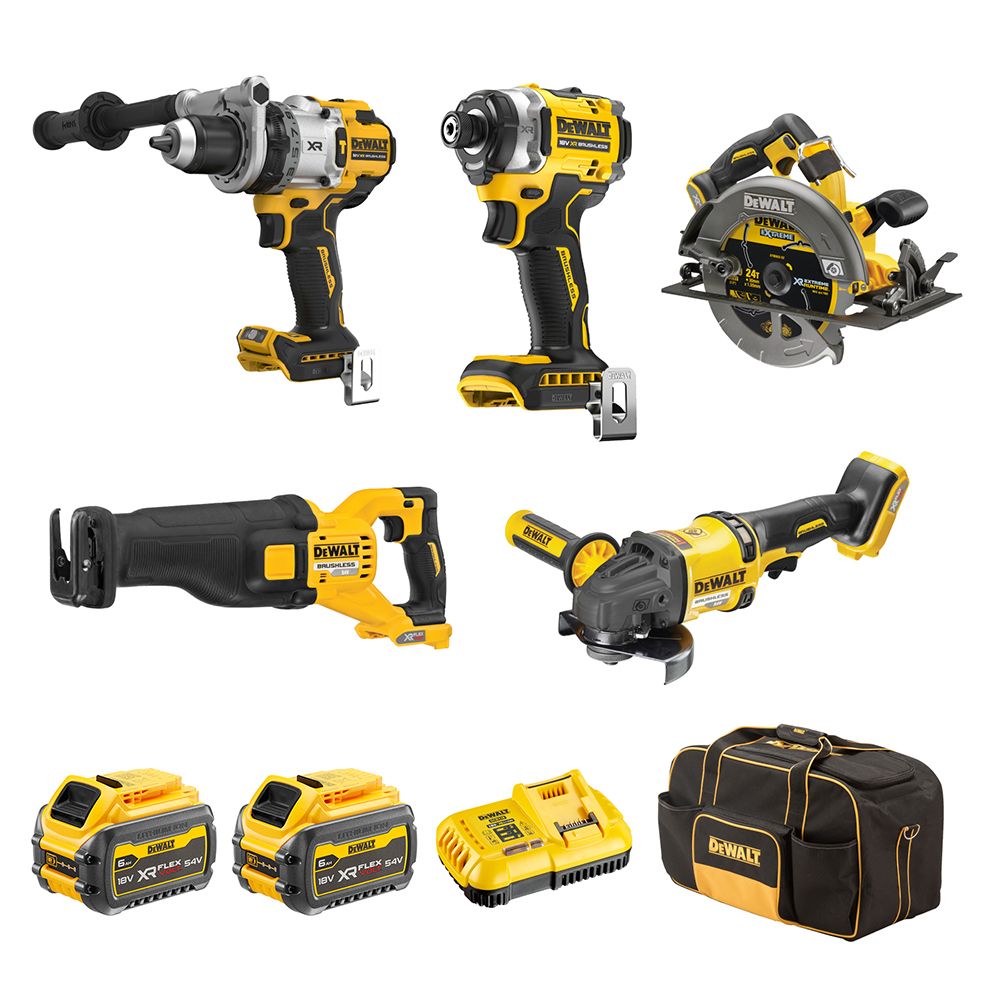 DeWALT DCZ507T2-XE 18V/54V XR FLEXVOLT Brushless 5 Piece — image 1