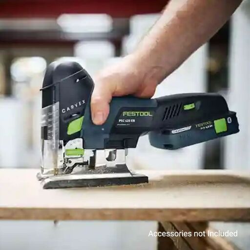 Festool PSC 420 5.0 EBI-Plus (578288) 18V 5.0Ah Li-ion Cordless Brushless Barrel Jigsaw Bluetooth Combo Kit – image 4
