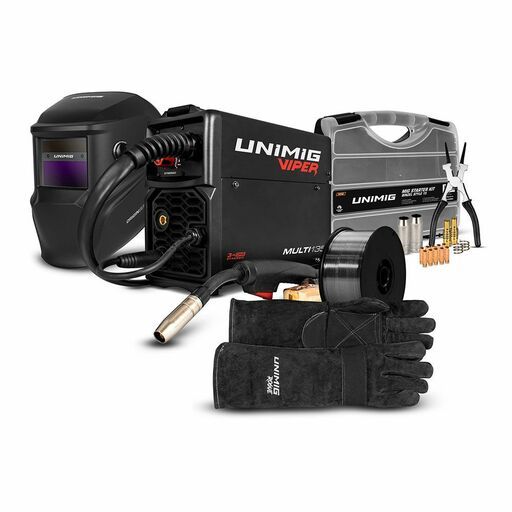 UNIMIG PK11100 Viper 135 Multi MIG/TIG/STICK Welder Combo Kit