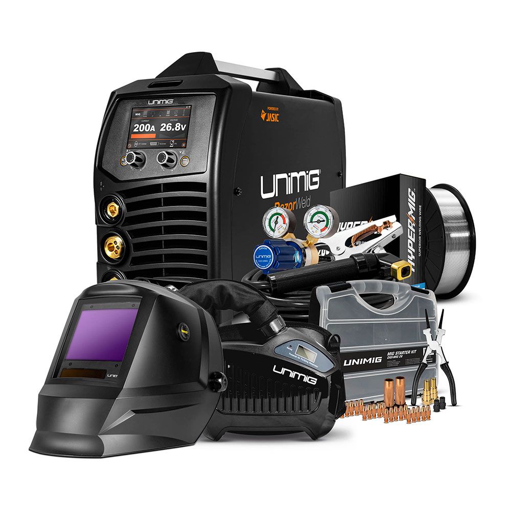 [PreOrder] UNIMIG PK11109 Razor 200 Pulse Welder Combo Kit