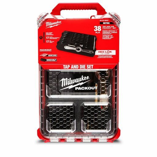 Milwaukee 49225603 PACKOUT 38pce Metric Tap and Die Set – image 6