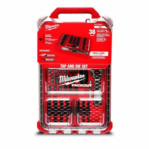 Milwaukee 49225604 38pce SAE Tap and Die PACKOUT Set – image 7