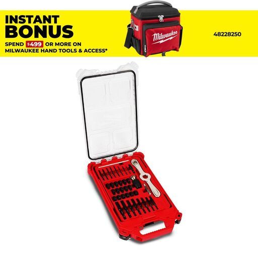 Milwaukee 49225604 38pce SAE Tap and Die PACKOUT Set