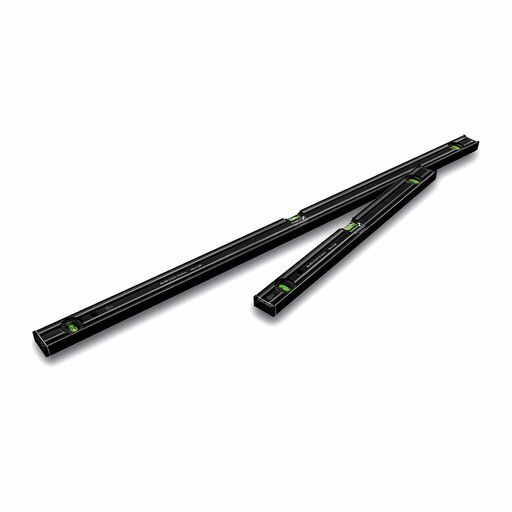 Stabila 80AS-2 (20032-B) 600mm + 1200mm Dark Shadow Spirit Level Set with Carry Bag – image 3