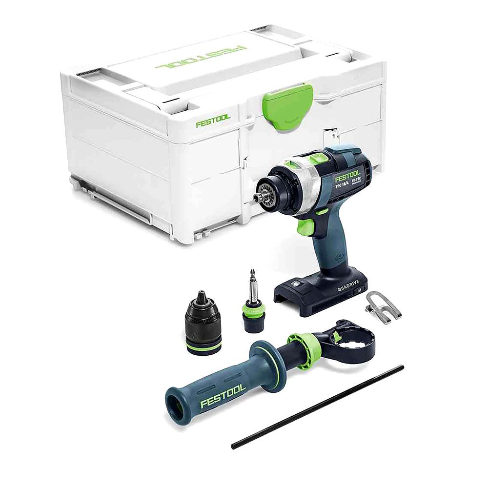 Festool 575604 18V TPC  Li-ion Cordless 4 Speed Hammer Drill Basic in Systainer - Tool Only – image 2