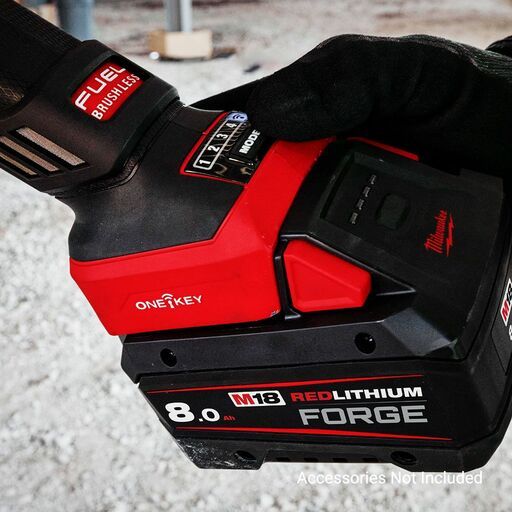 Milwaukee M18FSAG125XPDB20 18V 125mm (5") FUEL ONE-KEY High Speed Braking Angle Grinder with Deadman Paddle Switch - Skin Only – image 7