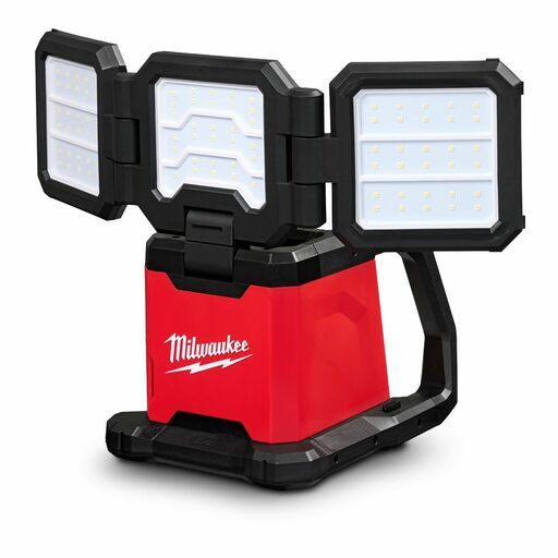 Milwaukee M18TPFL0 18V Li-ion Cordless Three Panel Flood Light - Skin Only