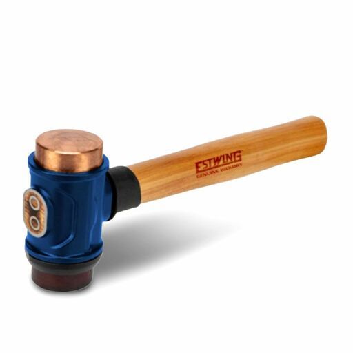 Estwing EMLTT/CH-38W 38mm Face Copper/Hyde Multi Purpose Hammer with Hickory Wood Handle