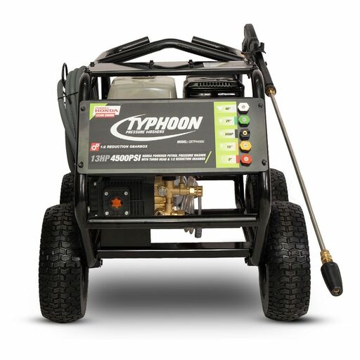 Typhoon GBTPH4500 13HP Honda Powered 4500PSI Petrol Pressure Washer With Turbo Head & 1:2 Reduction Gearbox – image 2