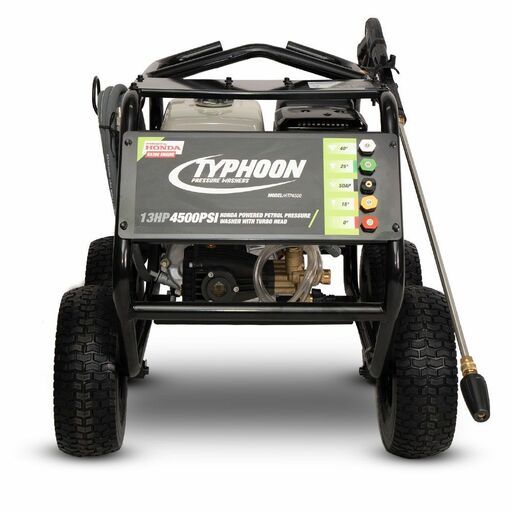 Typhoon HTP4500 13HP 4500PSI Honda Powered Petrol Pressure Washer With Turbo Head – image 2