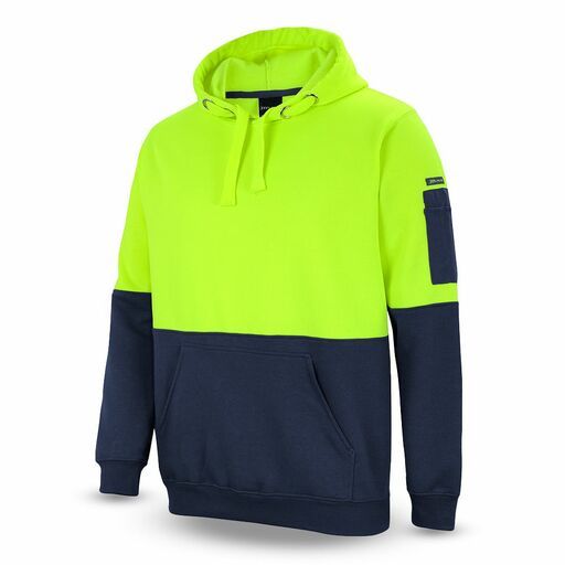 JB's Wear 6HVPHLN HV Pull Over Hoodie Lime/Navy – image 2
