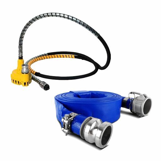 Wacker Neuson SP55/6+ILFH20 50mm (2") Flexible Trash Pump with Industek 20m x 50mm (2") Lay Flat Hose with Fittings