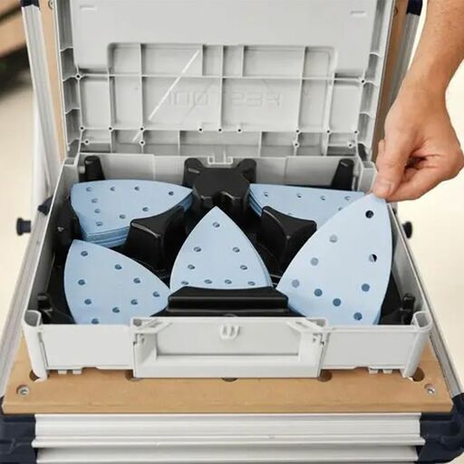 Festool 578195 Granat Abrasive Delta Systainer Set 9 Hole