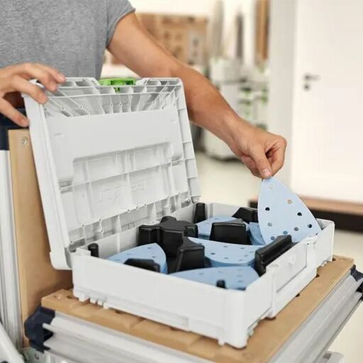 Festool 578195 Granat Abrasive Delta Systainer Set 9 Hole