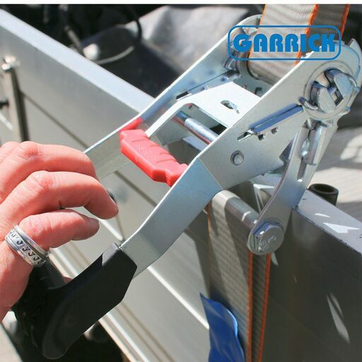 Garrick GQLRTD-25MM GQLRTD-25MM - 25mm x 4m x 450kg 2-Pack Quick Load Ratchet Tie Down – image 4