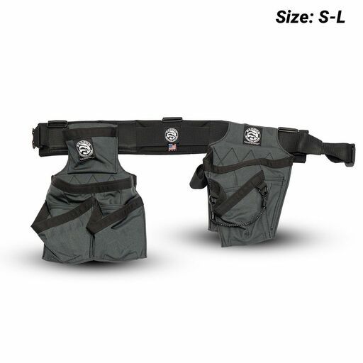 Badger Tool Belts 464010 GunMetal Grey Belt Electrician Set