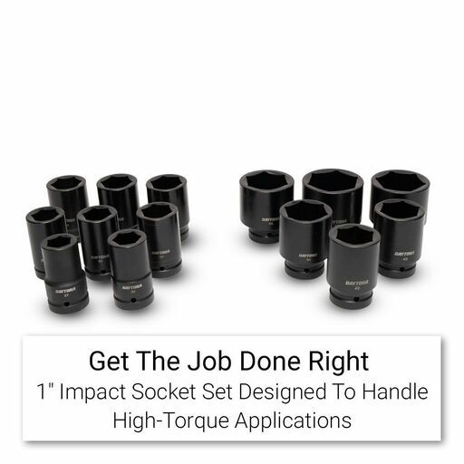 Daytona DMDI141 14pce 1” Drive Impact 27-65mm Metric Socket Set – image 4