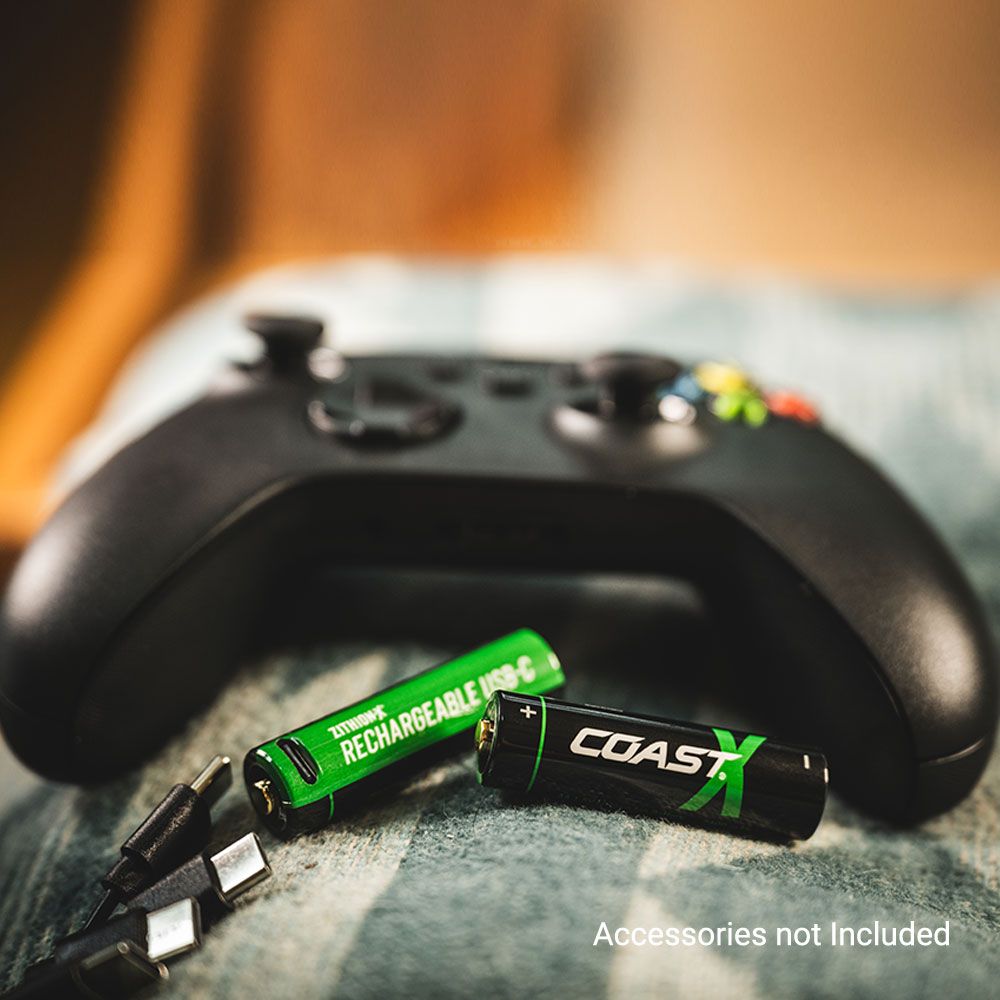 Coast ZXAA (811806) 4-Pack ZITHION-X USB-C Charging AA Rechargeable Batteries – image 4