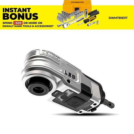 DeWalt DTLRA-QZ 1/4" HEX Right Angle Impact LED Attachment