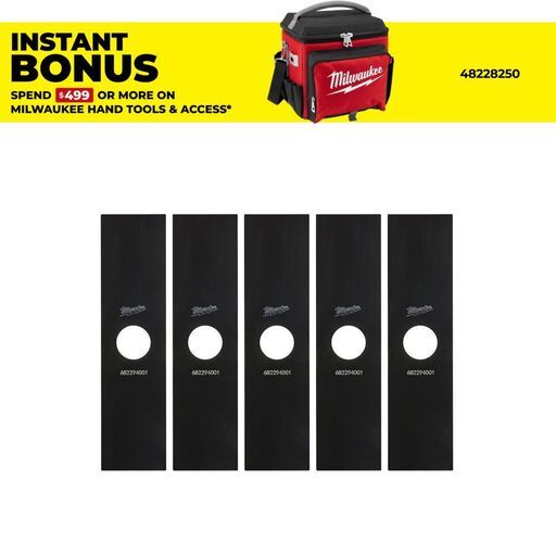 Milwaukee 49162815 5-Pack 203mm (8") Edger Blade