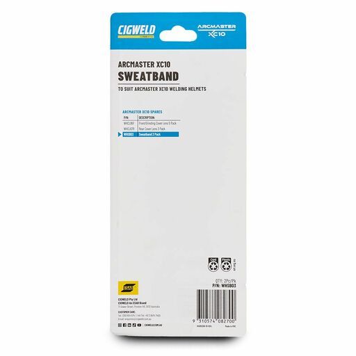 Cigweld WHSB03 2-Pack Arcmaster 3-Point Harness Sweat Band – image 2